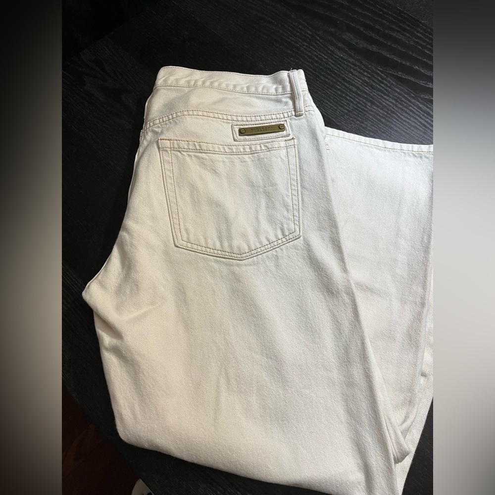 Mens Burberry White Jeans 34Wx32L